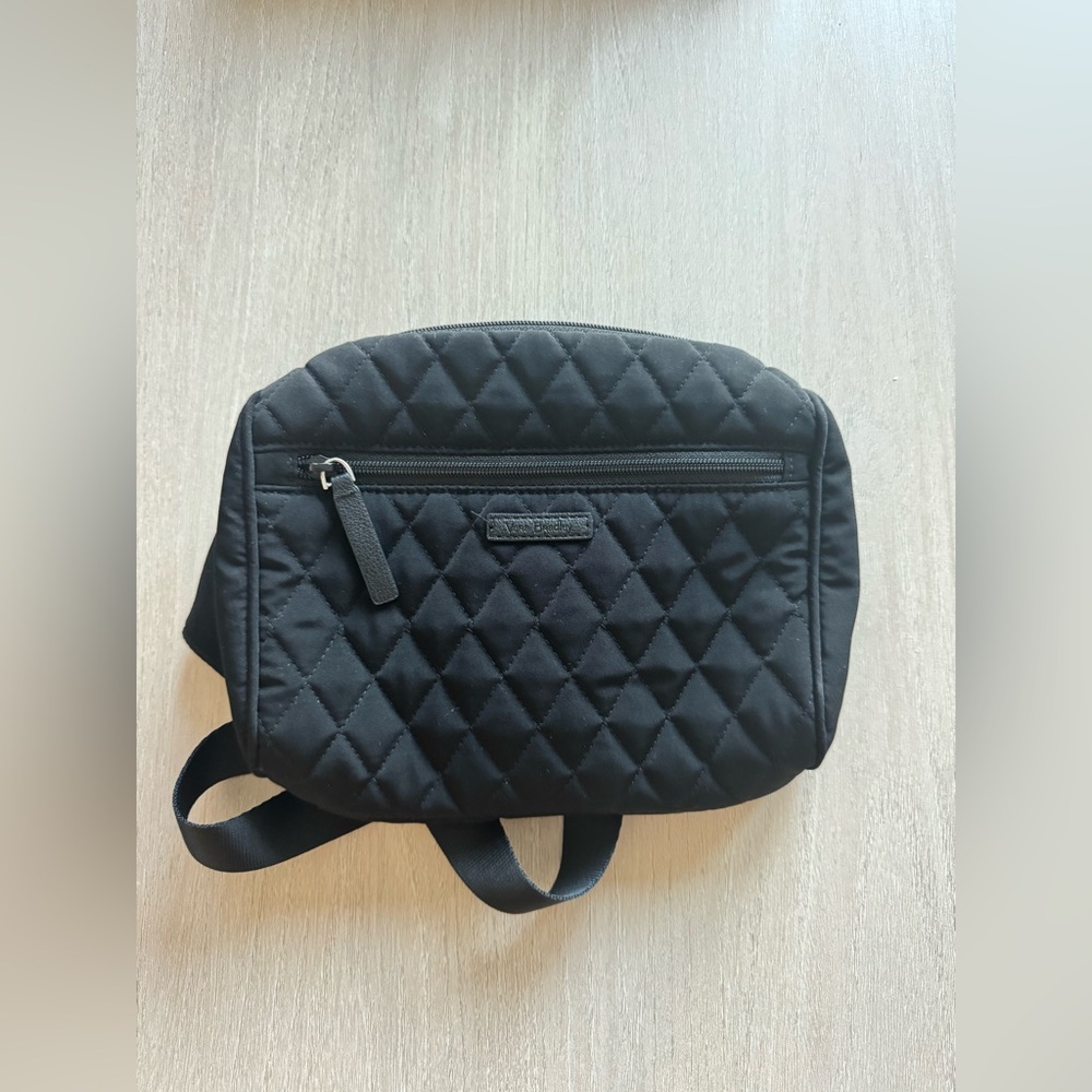 Vera Bradley Black Quilted Adjustable Bag - Belt, crossbody, shoulder bag